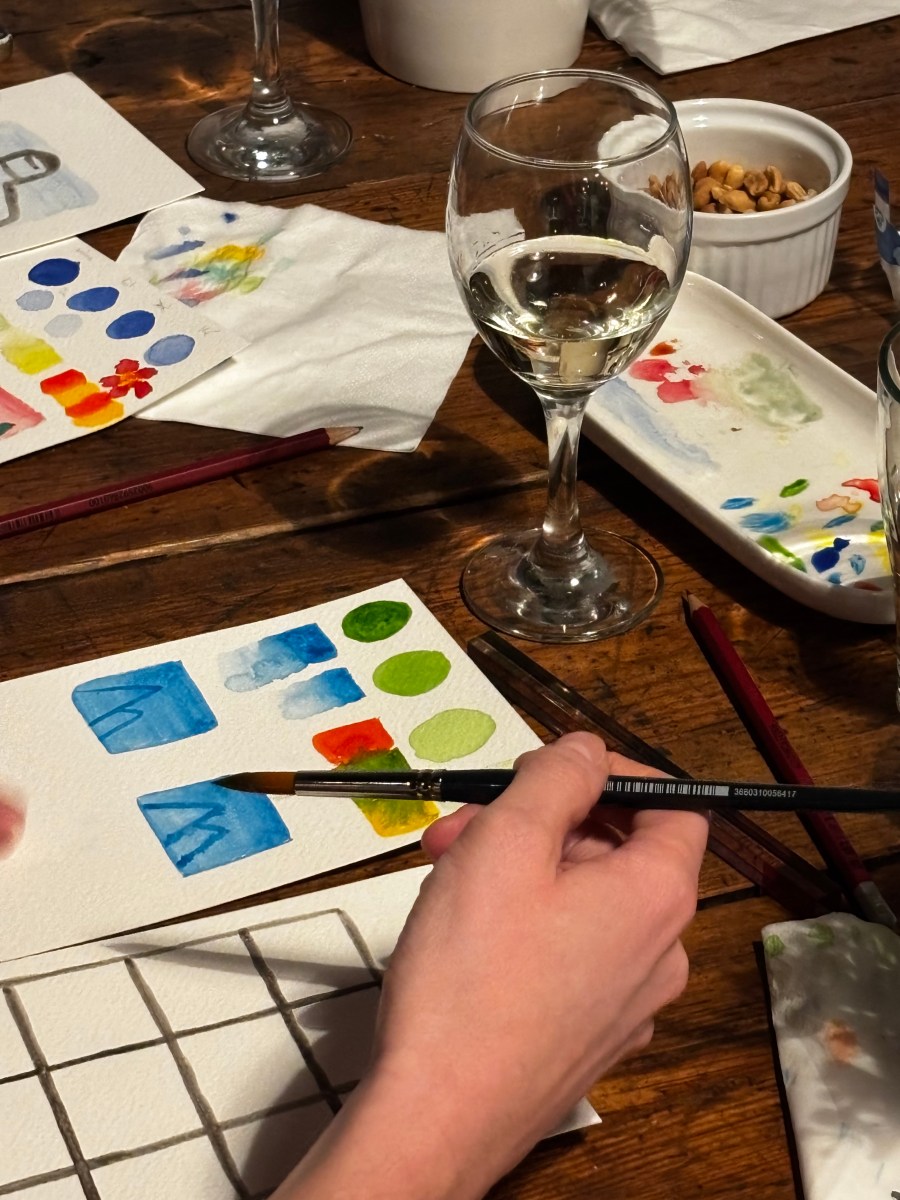 Mercredi 11 février : atelier aquarelle & vins à la Cave&nbsp;23