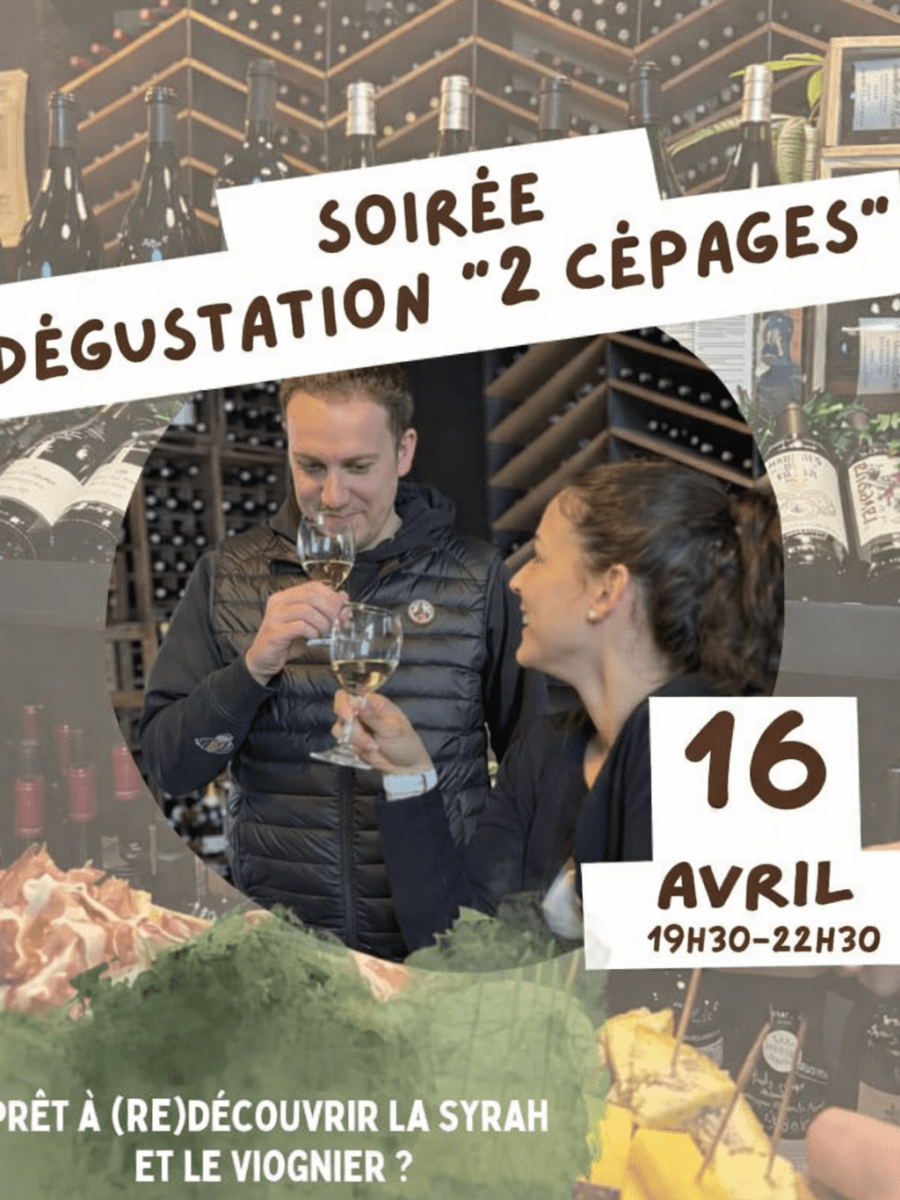 Soirée dégustation jeudi 16 avril 2026 : prêt à (re)découvrir la Syrah et le Viognier&nbsp;?